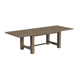 A-America Anacortes Dark Taupe 16 Inch Leaves Trestle Table