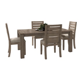 A-America Anacortes Dark Taupe 5pc Dining Room Set