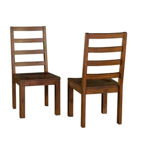 2 A-America Anacortes Salvaged Mahogany Chairs