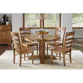 A-America Bennett Smoky Quartz 5pc Dining Room Set