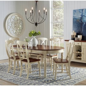 A-America British Isles Merlot Buttermilk 7pc Dining Room Set with Napoleon...