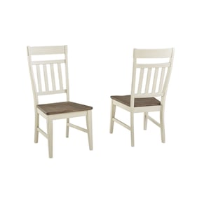 2 A-America Bremerton Saddledust Oyster Splatback Side Chairs