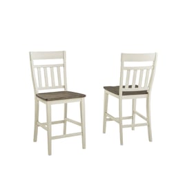 2 A-America Bremerton Saddledust Oyster Splatback Stools