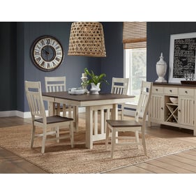 A-America Bremerton Saddledust Oyster 5pc Dining Room Set