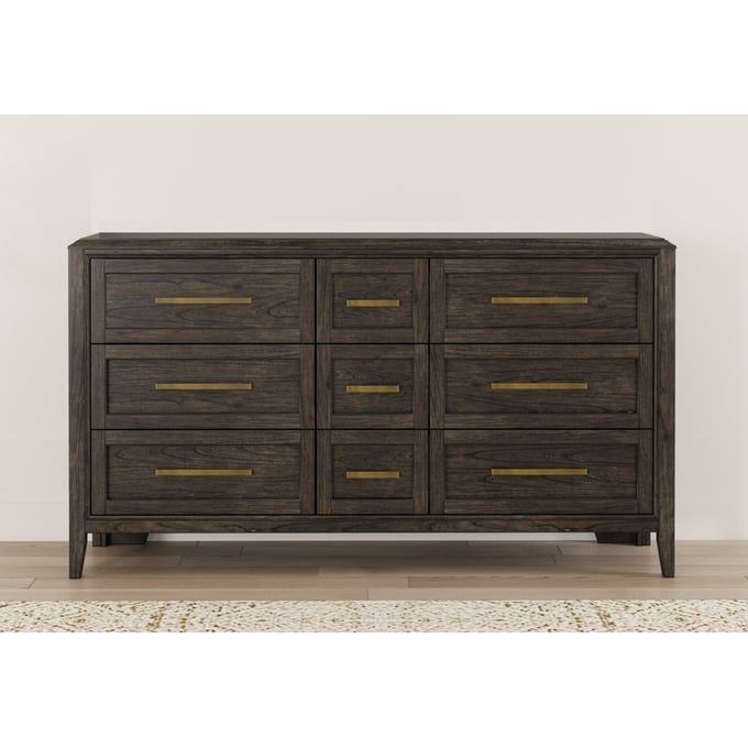 A-America Bryson Grey Brown Dresser AAF-BRNSZ5500