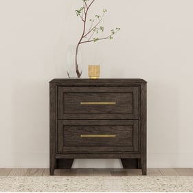 A-America Bryson Grey Brown Nightstand