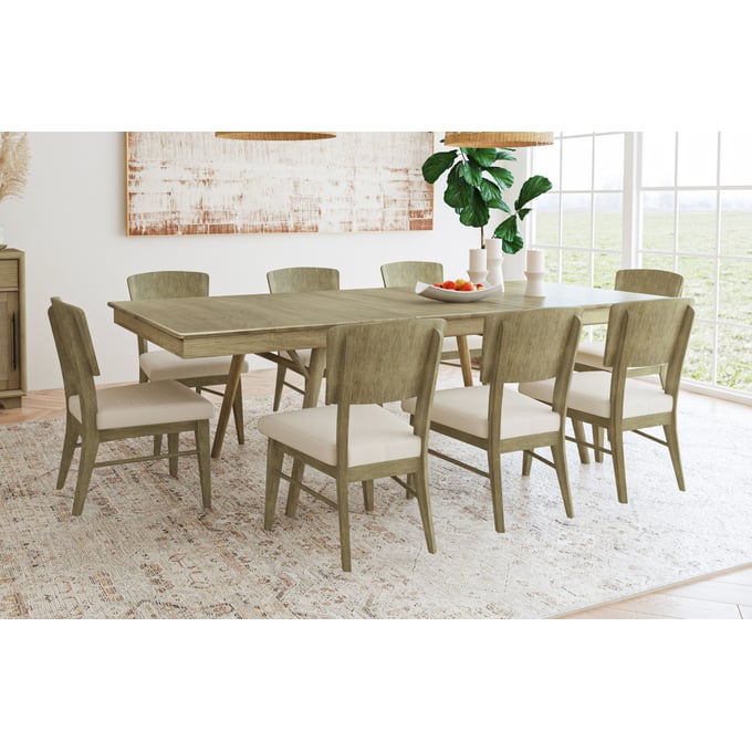 A-America Barbosa Dark Caramel 9pc Dining Room Set AAF-BABDC-DR-S1