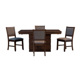 A-America Chesney Falcon Brown 5pc Dining Room Set