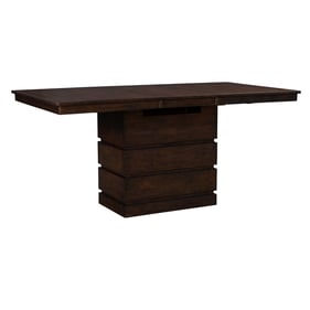 A-America Chesney Falcon Brown Storage Dining Table with Butterfly Leaf