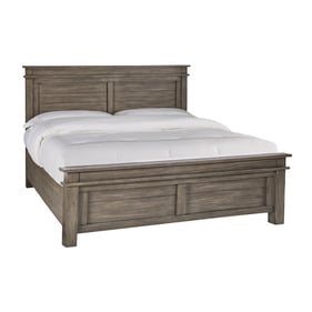 A-America Glacier Point Grey Stone Queen Panel Bed