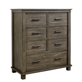 A-America Glacier Point Grey Stone Chest