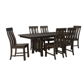 A-America Henderson Muscavadi Brown 7pc Dining Room Set