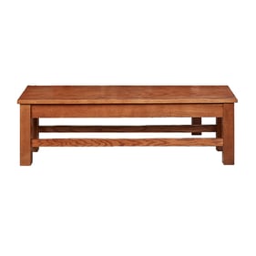 A-America Laurelhurst Mission Oak Storage Bench