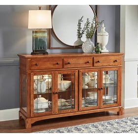 A-America Laurelhurst Mission Oak 66 Inch Buffet