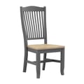 Port Townsend Slatback Side Chair with Wood Seating