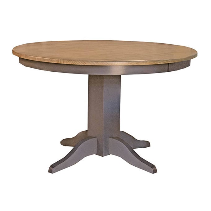 A-America Port Townsend Gull Grey Round Dining Table AAF-POTSP6250