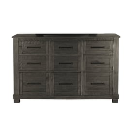 A-America Sun Valley Charcoal 9 Drawer Dresser