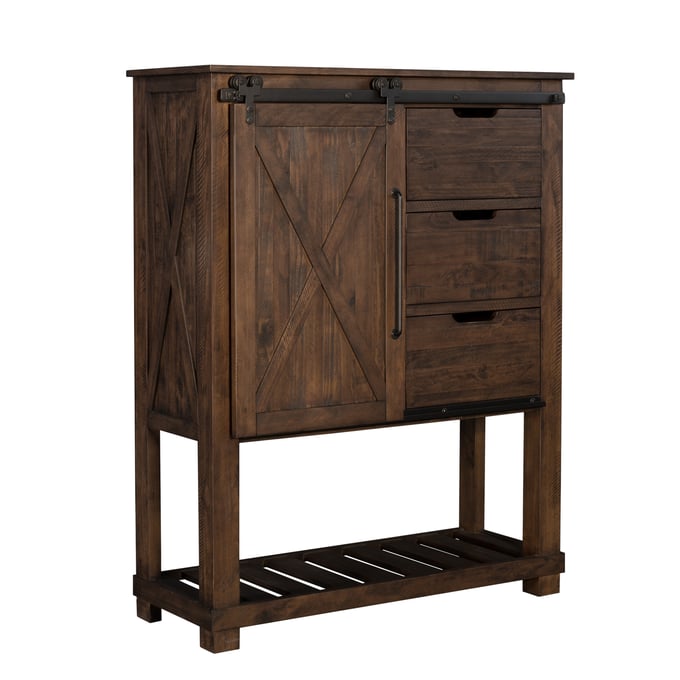 A-America Sun Valley Rustic Timber Barn Door Chest AAF-SUVRT5630