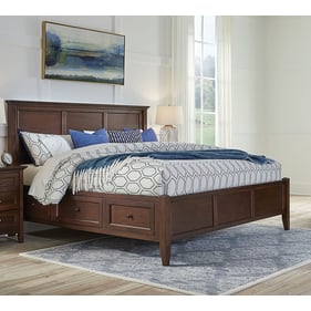 A-America Westlake Cherry Brown Queen Storage Bed