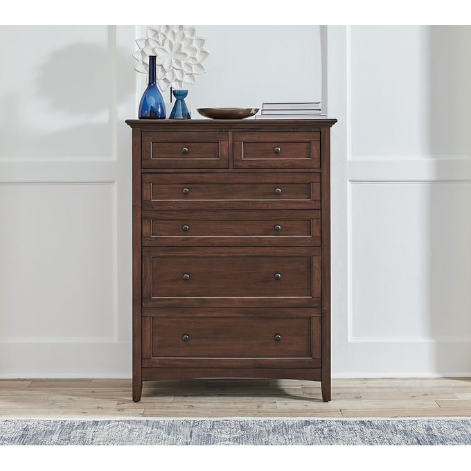 A-America Westlake Cherry Brown 6 Drawer Chest AAF-WSLCB5600