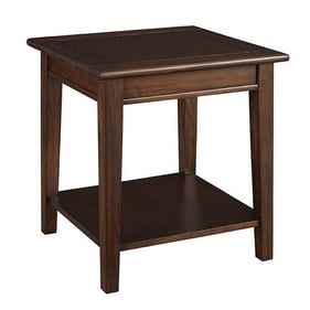 A-America Westlake Cherry Brown End Table with Shelf