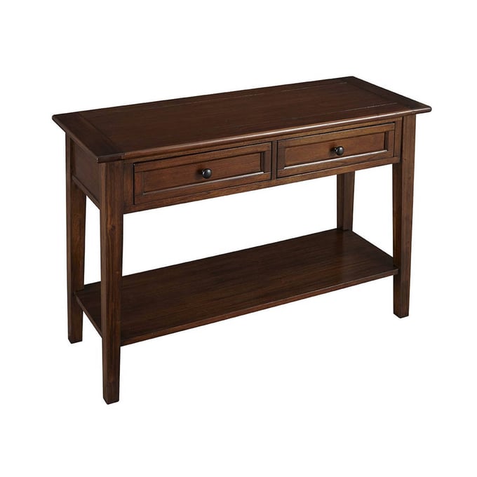 A-America Westlake Cherry Brown 2 Drawer Sofa Table with Shelf AAF-WSLCB7210