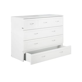 AFI Furnishings Deerfield White Full Murphy Chest Bed