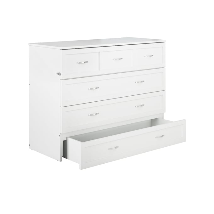 AFI Furnishings Deerfield White Full Murphy Chest Bed AC583142