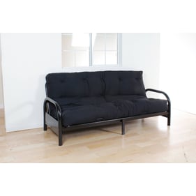 Acme Furniture Alfonso Black Sofa With Mattress