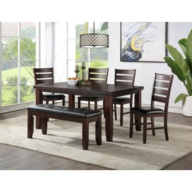 Acme Furniture Urbana Black Cherry 6pc Dining Room Set