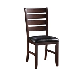 2 Acme Furniture Urbana Black Espresso Side Chairs