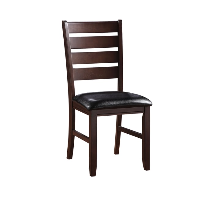 2 Acme Furniture Urbana Black Espresso Side Chairs ACM-74624