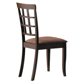 2 Acme Furniture Cardiff Dark Brown Espresso Side Chairs