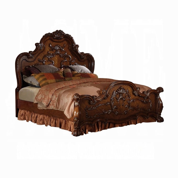 Acme Furniture Dresden Cherry Oak Cal King Panel Bed ACM-12134CK