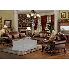 Acme Furniture Dresden Brown Cherry Oak 3pc Living Room Set