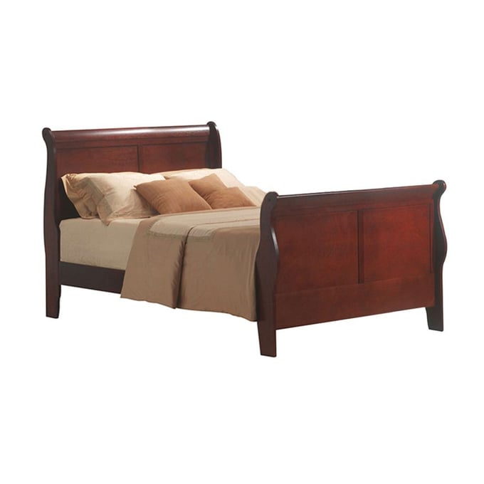 Acme Furniture Louis Philippe III Cherry Full Sleigh Bed ACM-19528AF