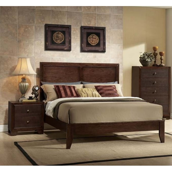 Acme Furniture Madison Espresso 4pc Bedroom Set With Queen Bed ACM-19570Q-BR-S1