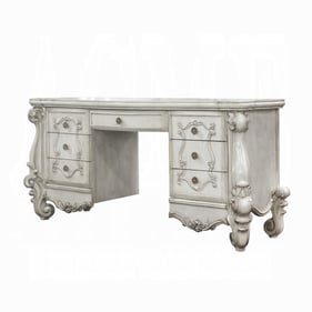 Acme Furniture Versailles Bone White Vanity Desk