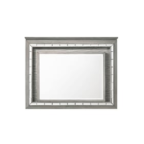 Acme Furniture Antares Light Gray Oak LED Mirror