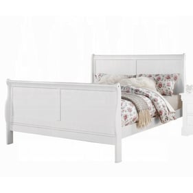 Acme Furniture Louis Philippe III White King Bed