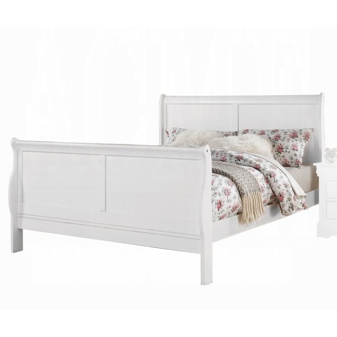 Acme Furniture Louis Philippe III White King Bed ACM-24497EK