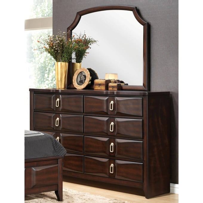 Acme Furniture Lancaster Espresso Dresser and Mirror ACM-24574-75-DRMR