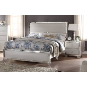 Acme Furniture Voeville II Platinum 4pc Bedroom Set With Queen Bed