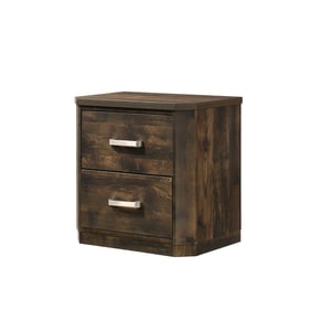 Acme Furniture Elettra Rustic Walnut Nightstand