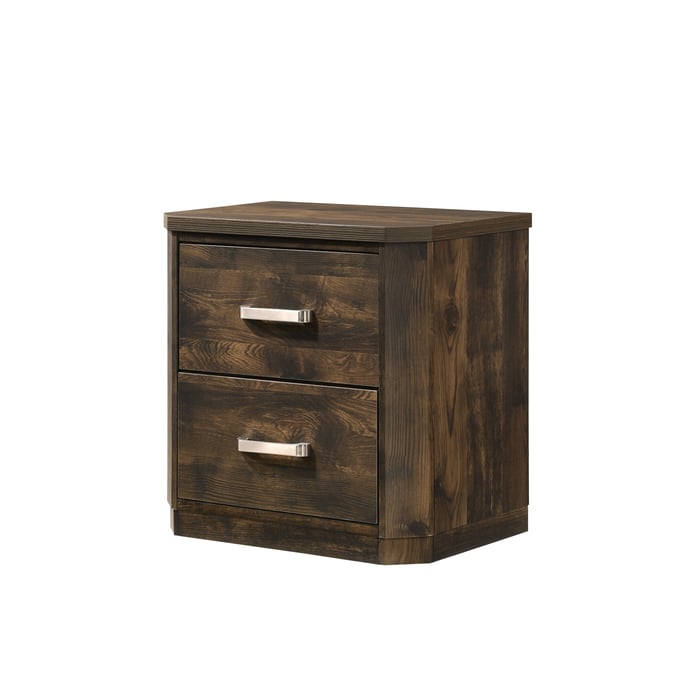 Acme Furniture Elettra Rustic Walnut Nightstand ACM-24853