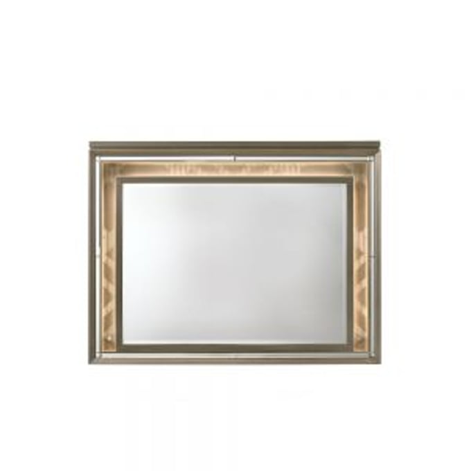 Acme Furniture Skylar Dark Champagne LED Mirror ACM-25324