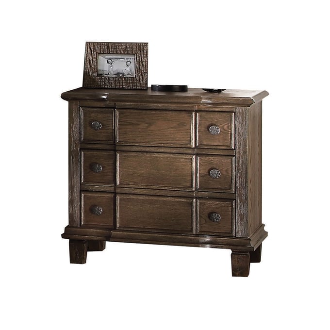 Acme Furniture Baudouin Weathered Oak Nightstand ACM-26113