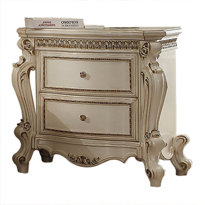 Acme Furniture Picardy Antique Pearl Nightstand ACM-26883