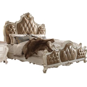 Acme Furniture Picardy Butterscotch Antique Pearl King Bed