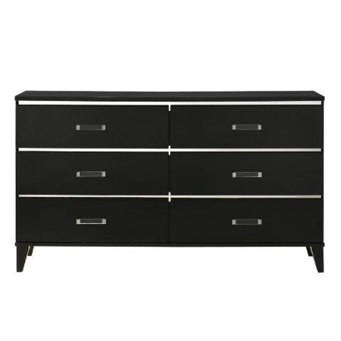 Acme Furniture Chelsie Black Dresser and Mirror ACM-27414-15-DRMR